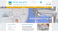 Desktop Screenshot of easthants.ca