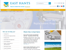 Tablet Screenshot of easthants.ca